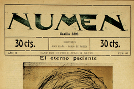 Numen. Año 2, número 65, 17 de julio de 1920