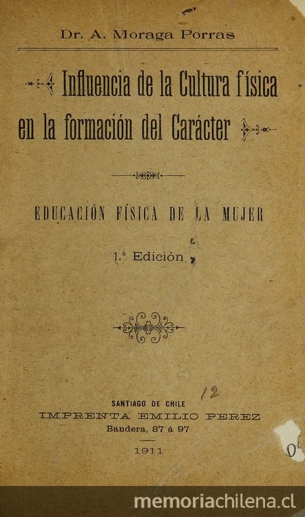 Influencia de la Cultura Física en la formación del carácter: Educación Física de la mujer.