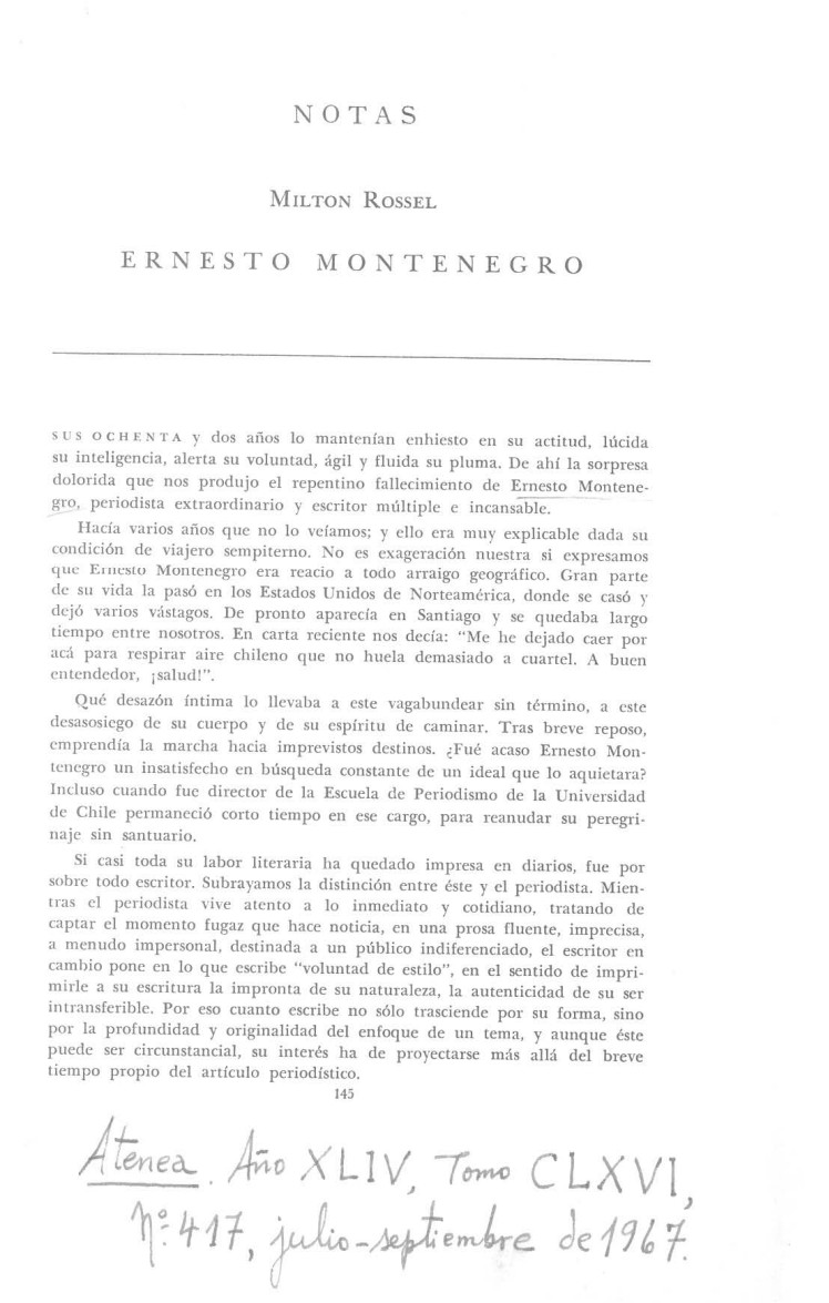 Ernesto Montenegro
