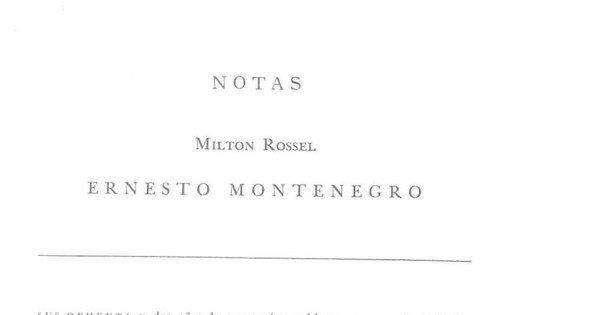 Ernesto Montenegro