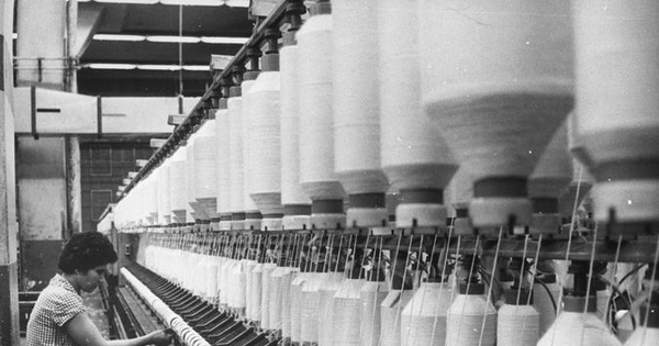  Pie de foto:Industria textil Yarur, 1973