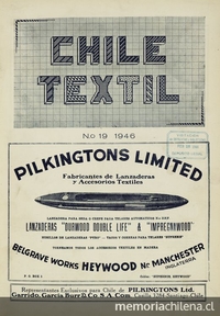 Chile textil: revista de la industria y comercio textil de Chile. Santiago: [s.n.], 1944- 1970.