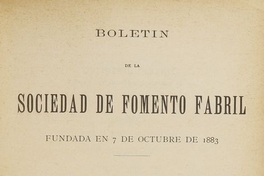  Fábrica de Tejidos El Salto, En Boletín de la Sociedad de Fomento Fabril. Santiago: La Sociedad, Año XVII,Nº 2,1900