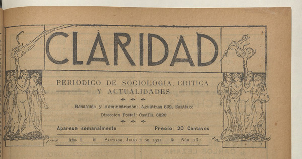 Manifiesto del Grupo Universitario Lux a los estudiantes e intelectuales de Chile