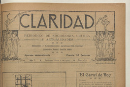 Manifiesto del Grupo Universitario Lux a los estudiantes e intelectuales de Chile