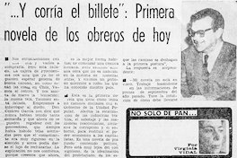 Y corría el billete: primera novela de los obreros de hoy