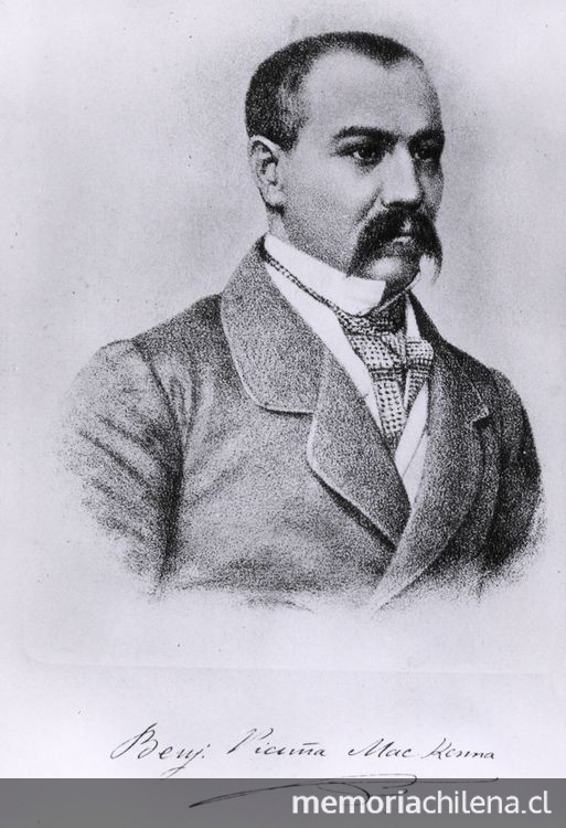 Benjamín Vicuña Mackenna, 1831-1886