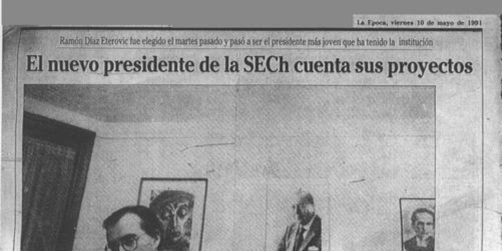 El nuevo presidente de la SECH cuenta sus proyectos