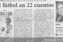 El Fútbol en 22 cuentos