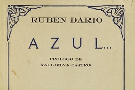  Portada de Azul