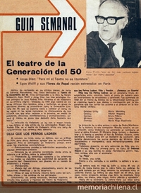 El teatro de la generación del 50