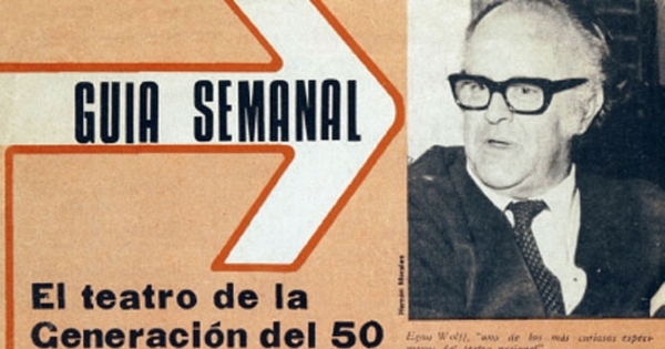 El teatro de la generación del 50