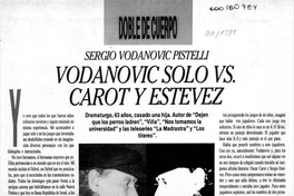 Vodanovic solo vs. Caroy y Estévez