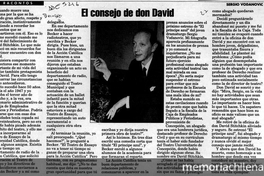 El consejo de don David