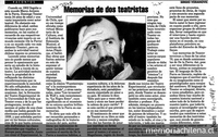 Memorias de dos teatristas