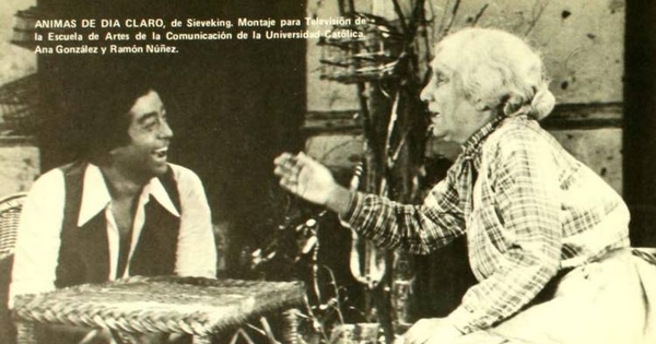 Ramón Núñez y Ana González en una versión televisiva de "Ánimas de día claro" de Alejandro Sieveking