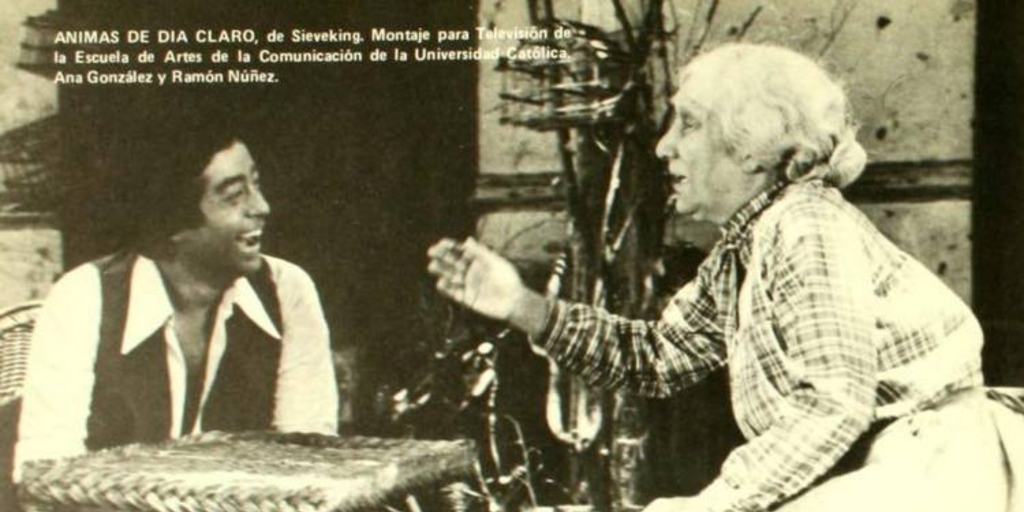 Ramón Núñez y Ana González en una versión televisiva de "Ánimas de día claro" de Alejandro Sieveking