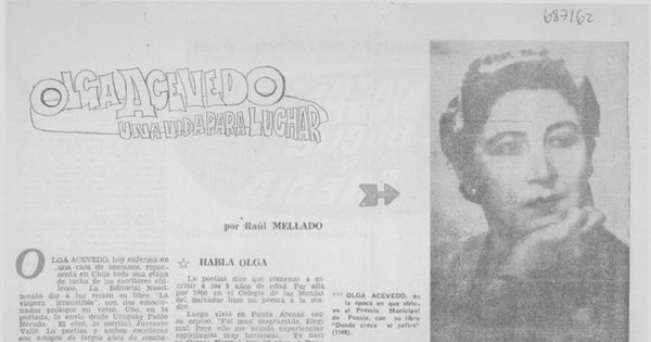 Olga Acevedo una vida para luchar