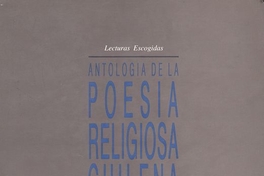 Portada de Antología de la poesía religiosa chilena