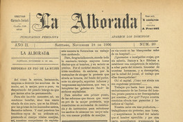 Despertar… Para el valiente adalid femenino. La Alborada