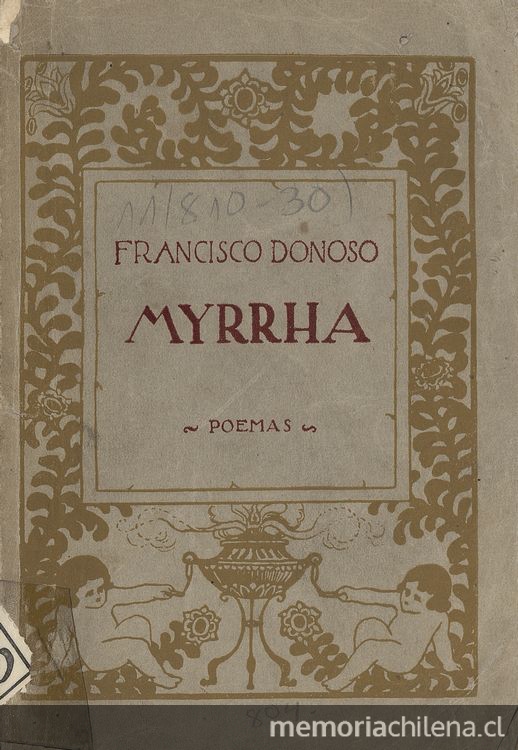  Portada de Myrrha: poemas