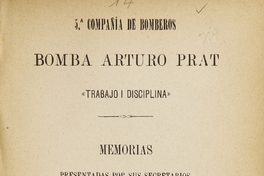 Memorias presentadas por sus secretarios: 1873-1882