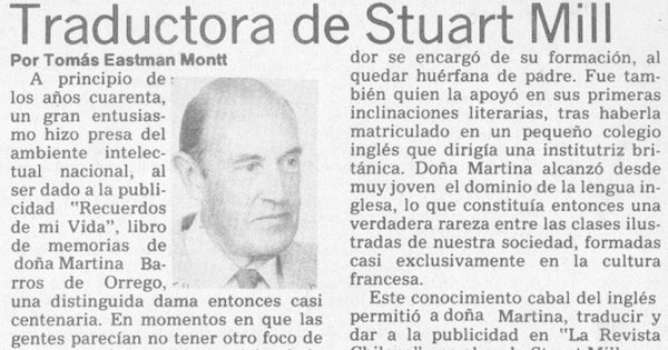 Traductora de Stuart Mill