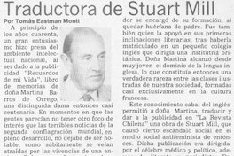 Traductora de Stuart Mill