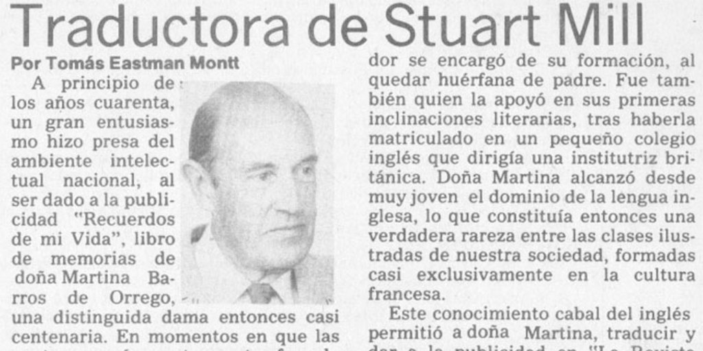 Traductora de Stuart Mill