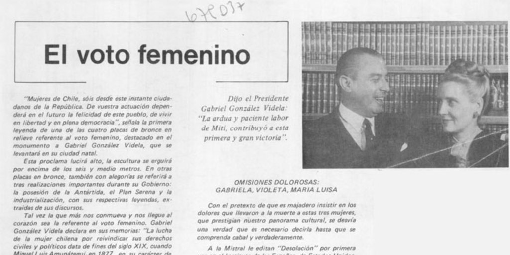 El voto femenino