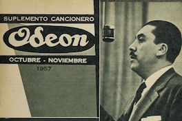  Suplemento Cancionero Odeon, octubre-noviembre, 1957