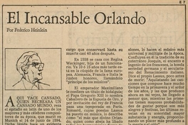  El incansable Orlando