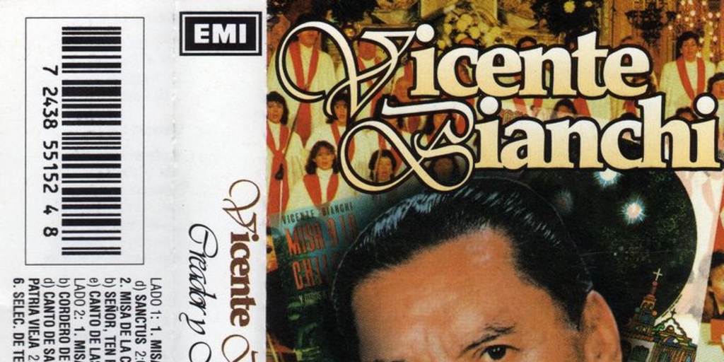 Portada de disco Vicente Bianchi, Creador y Maestro. Emi, 1997.