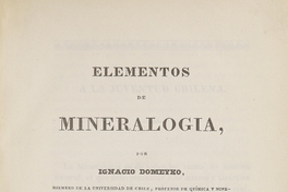 Elementos de mineralogía