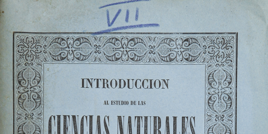 Introducción al estudio de las ciencias naturales