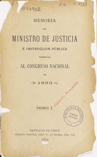 Memoria del Ministerio de Justicia e Instrucción Pública.