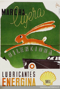 Energina, Marcha ligera y silenciosa. Lubricantes energina, 1940