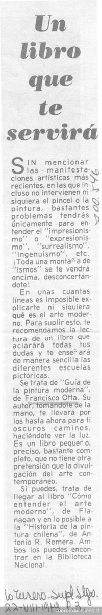 Un Libro que te servirá