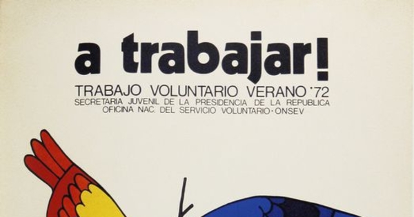 a trabajar! trabajo voluntario verano, 1972