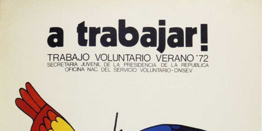 a trabajar! trabajo voluntario verano, 1972