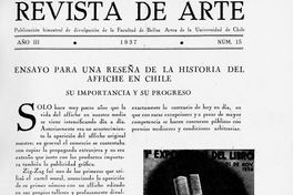 Ensayo para una reseña de la historia del afiche en Chile