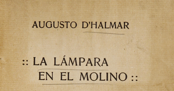 La lámpara en el molino