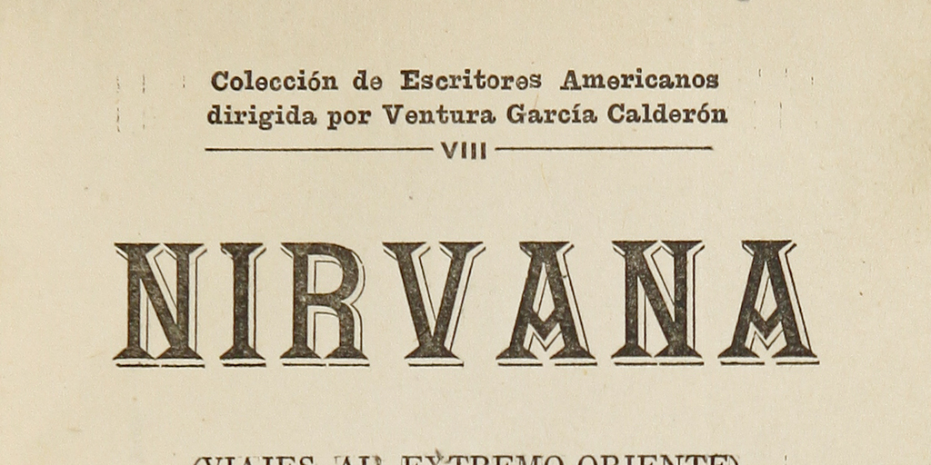 Nirvana (viajes al extremo oriente)