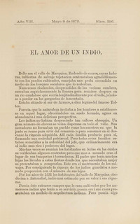 El amor de un indio