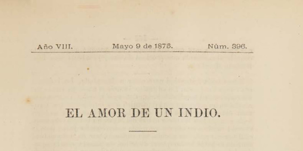 El amor de un indio