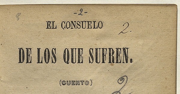 El consuelo de los que sufren