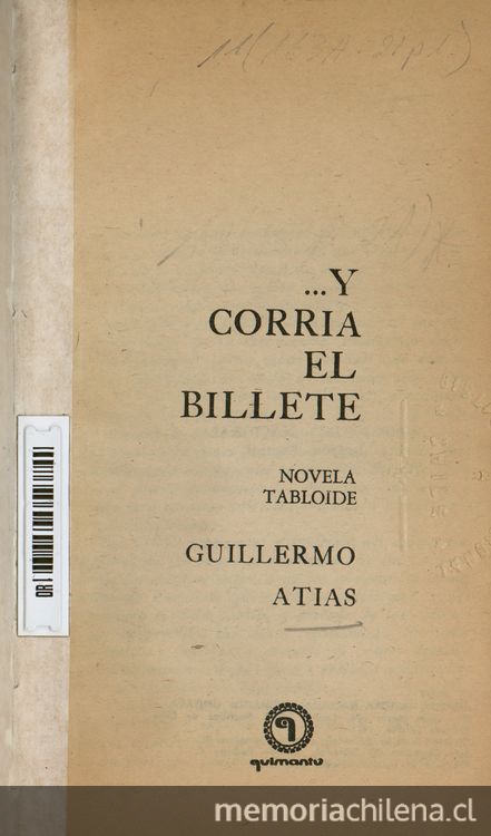  Portada de Y corría el billete, 1972