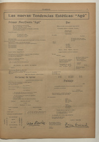 Primer manifiesto Agú (1920) Primer manifiesto Agú (1920)