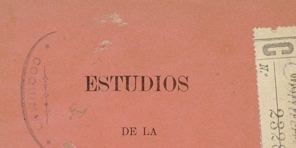 Estudios de la filatelía de Chile. Coquimbo: Imprenta "El Pueblo", 1905. 80 p.