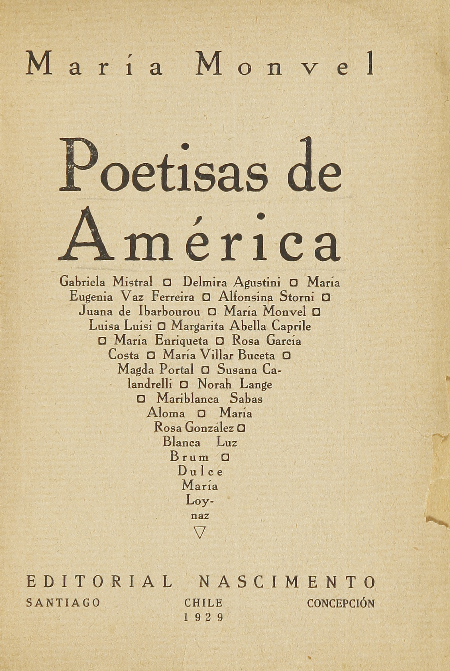 Poetisas de América